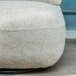 Nordlys Gray Swivel Lounge Chair Modern Design Style Living Room - thumbnail 5