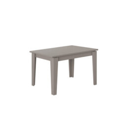 Decortie Tolmen Dining Table Rectangular Extendable Table For 4 Seater Contemporary Kitchen Table 120Wcm Living Room, Mocha Grey - thumbnail 2