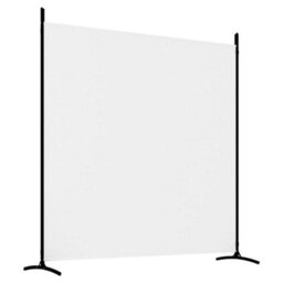 Vidaxl 3-Panel Room Divider White 525X180 Cm Fabric - thumbnail 6