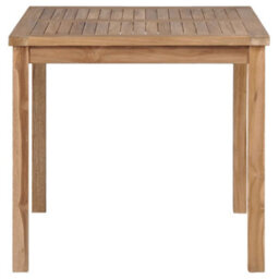 Berkfield Garden Table 80X80X77 Cm Solid Teak Wood - thumbnail 2