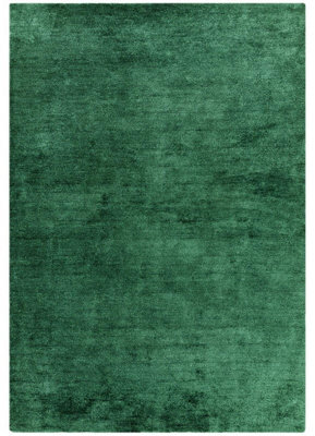 Modern Green Rug, Anti-Shed Plain Rug For Bedroom, & Livingroom, Modern Rug, 13mm Thick Green Plain Rug-200Cm X 290Cm - image 1