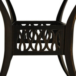 Berkfield Garden Table Bronze 90X90X74 Cm Cast Aluminium - thumbnail 4