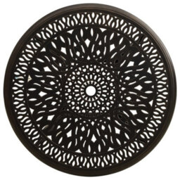 Berkfield Garden Table Bronze 90X90X74 Cm Cast Aluminium - thumbnail 3