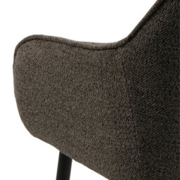 Furniture To Go Brooke Dining Chair With Armrest In Taupe Set Of 2 - thumbnail 8