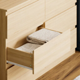 Lassic Vida Designs Denver Pine 6 Drawer Chest (H)770mm (W)1200mm (D)400mm - thumbnail 6