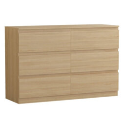 Lassic Vida Designs Denver Pine 6 Drawer Chest (H)770mm (W)1200mm (D)400mm - thumbnail 7