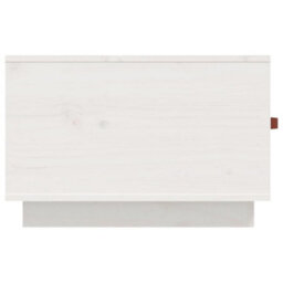 Berkfield Coffee Table White 60X53X35 Cm Solid Wood Pine - thumbnail 8