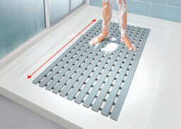 Clarsen Extra Long Non Slip Shower Mat With Rubber Grip & Mould Resistance  W40 X L91Cm - thumbnail 2
