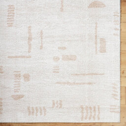 Livabliss Fossay Shaggy-Washable Beige Modern Hig Pile Living Bedroom Rug 160 X 213 Cm Easy Care, Non Shedding - thumbnail 7