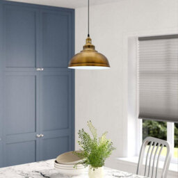 Ledsone 2 Pack Industrial Pendant Lights Yellow Brass Metal Ceiling Fixtures With 95Cm Adjustable Cable - thumbnail 3