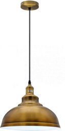 Ledsone 2 Pack Industrial Pendant Lights Yellow Brass Metal Ceiling Fixtures With 95Cm Adjustable Cable - thumbnail 1