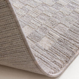 Furniturebox Uk Melrose Grey Checkerboard Rug 160X230 - thumbnail 5