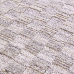 Furniturebox Uk Melrose Grey Checkerboard Rug 160X230 - thumbnail 4