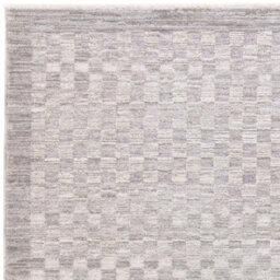 Furniturebox Uk Melrose Grey Checkerboard Rug 160X230 - thumbnail 6
