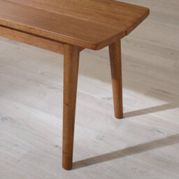 Furniturebox Uk Lynton Solid Wood Walnut Effect Large Dining Bench - thumbnail 6