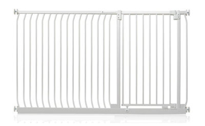 Safetots Extra Tall Elite Safety Gate, 171Cm - 180Cm, Matt White, Extra Tall 96.8Cm In Height, Pressure Fit Stair Gate - image 1