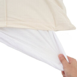 Living And Home Off-White, Removable And Washable Chenille Cushion Headboard Pillow, 180Cm W X 60Cm H - thumbnail 8