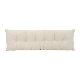 Living And Home Off-White, Removable And Washable Chenille Cushion Headboard Pillow, 180Cm W X 60Cm H - thumbnail 4