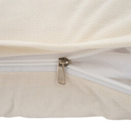 Living And Home Off-White, Removable And Washable Chenille Cushion Headboard Pillow, 180Cm W X 60Cm H - thumbnail 5