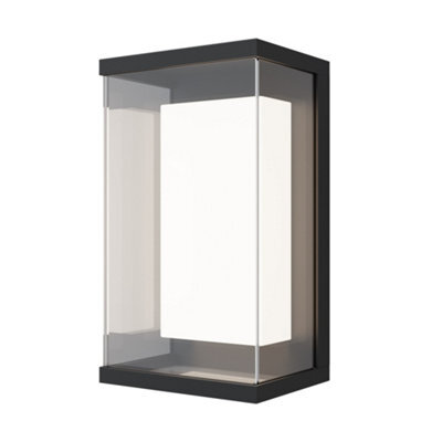 Luminosa Lighting Luminosa Baker Street Outdoor Modern Wall Lamp Black 3000K 420Lm Ip65 - image 1
