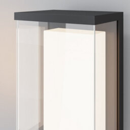 Luminosa Lighting Luminosa Baker Street Outdoor Modern Wall Lamp Black 3000K 420Lm Ip65 - thumbnail 2