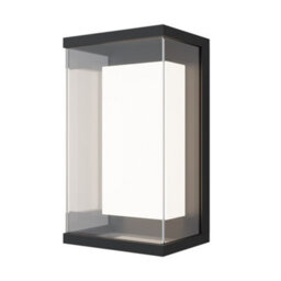 Luminosa Lighting Luminosa Baker Street Outdoor Modern Wall Lamp Black 3000K 420Lm Ip65 - thumbnail 1