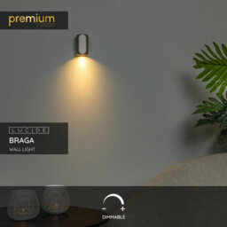 Lucide Braga - Wall Light - 1Xgu10 - Coffee - thumbnail 2