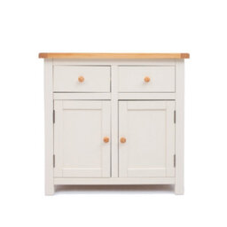 Cabinet Bits Maggiori Off White 2 Drawer 2 Door Sideboard Wood Knob - thumbnail 1