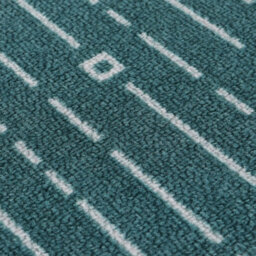 Jvl Savio Machine Washable Door Mat, 40 X 60 Cm, Teal - thumbnail 4