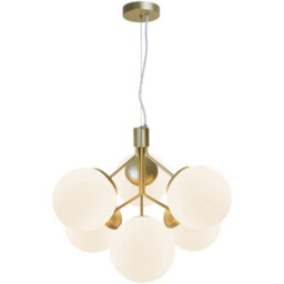 Nordlux Ivona Glass Pendant Light Hand Blown Glass Brass,mains - thumbnail 2
