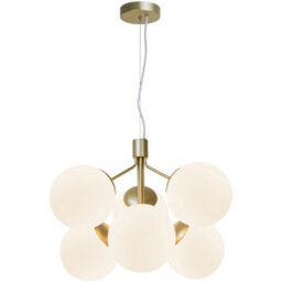 Nordlux Ivona Glass Pendant Light Hand Blown Glass Brass,mains - thumbnail 3
