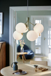 Nordlux Ivona Glass Pendant Light Hand Blown Glass Brass,mains - thumbnail 5