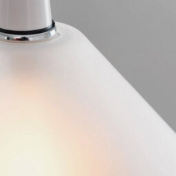 Ceiling Light Shade Modern Tapered Frosted Glass Pendant Lampshade Living Room - thumbnail 5