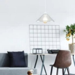 Ceiling Light Shade Modern Tapered Frosted Glass Pendant Lampshade Living Room - thumbnail 6