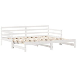 Berkfield Daybed With Trundle And Drawers Without Mattress White 90X190 Cm Single - thumbnail 6