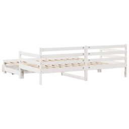 Berkfield Daybed With Trundle And Drawers Without Mattress White 90X190 Cm Single - thumbnail 8