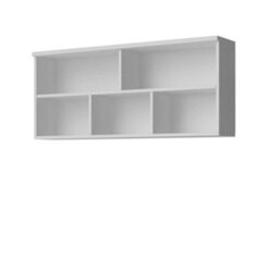 Arte Sleek White Matt Wall Shelf H500mm W1100mm D230mm - Modern Design With Abs Edging - thumbnail 1