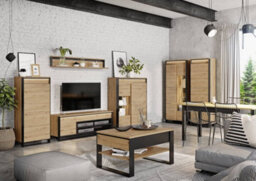 Arte Quant 09 Modern Coffee Table With Drawers And Shelf (W)1000mm (H)550mm (D)700mm - thumbnail 4