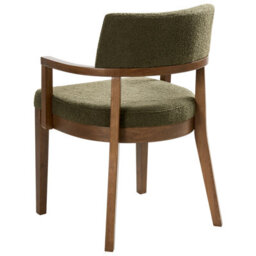 Beliani Set Of 2 Dining Chairs Dalbo Boucle Brown/ Green - thumbnail 7