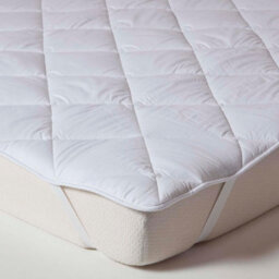 Homescapes Luxury Extra Thick 500 Gsm Cotton Mattress Topper, Euro 140 X 200 Cm