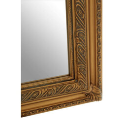 Premier Housewares Interiors By Premier Stunning Gold Finish Wall Mirror, Decorative Functional Hallway Mirror For Livingroom, Elegant Modern Mirror - thumbnail 4