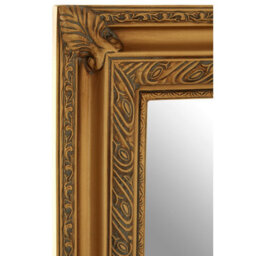Premier Housewares Interiors By Premier Stunning Gold Finish Wall Mirror, Decorative Functional Hallway Mirror For Livingroom, Elegant Modern Mirror - thumbnail 3