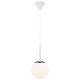 Nordlux Cafe Glass Pendant Light Hand Blown Glass White,mains - thumbnail 2