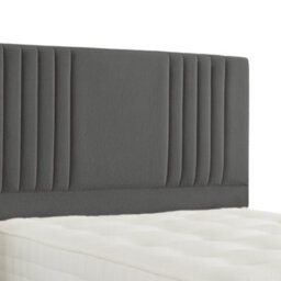 "Urban Textures Luxury 20"" High Milan Boucle Upholstered Bed Headboard - Grey" - thumbnail 1