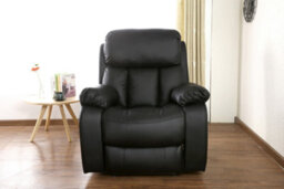 More4Homes Chester Electric Bonded Leather Automatic Recliner Armchair Sofa Home Lounge Chair (Brown) - thumbnail 8
