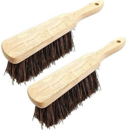 "2 X 10.5"" Stiff Bass Hand Brush Scrubbing Wooden Bristles Indoor Outdoor New" - thumbnail 2