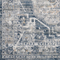 Livabliss Jolie Vintage Grey Blue Traditional Boho Living Room Rug 200 X 275 Cm Easy Care, Non Shedding - thumbnail 6