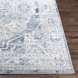Livabliss Jolie Vintage Grey Blue Traditional Boho Living Room Rug 200 X 275 Cm Easy Care, Non Shedding - thumbnail 4