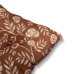 B Essentials Felicity Terra Cotta Floral Outdoor Square Seat Pad, Pair (L)43Cm X (W)43Cm - thumbnail 2