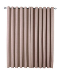 Smart Living Luxury Linen Look Eyelet Blackout Lined Curtains - 2 Panels - 46 X 54 Inch - Blush - thumbnail 3